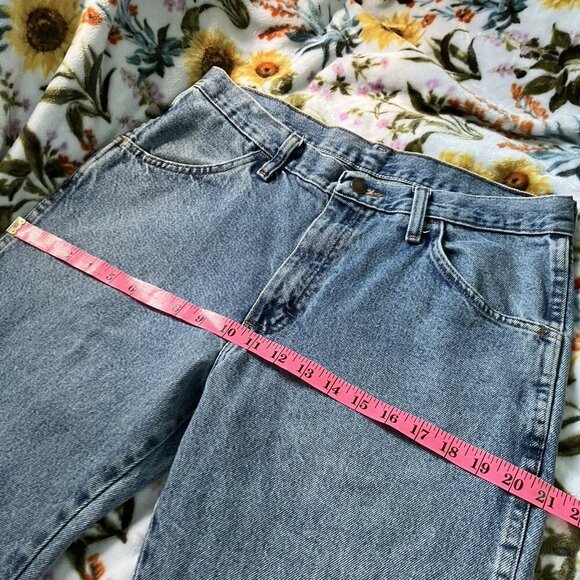 Vintage Rustler Jeans 32x30 Straight Leg Dad Jeans - Picture 9 of 11